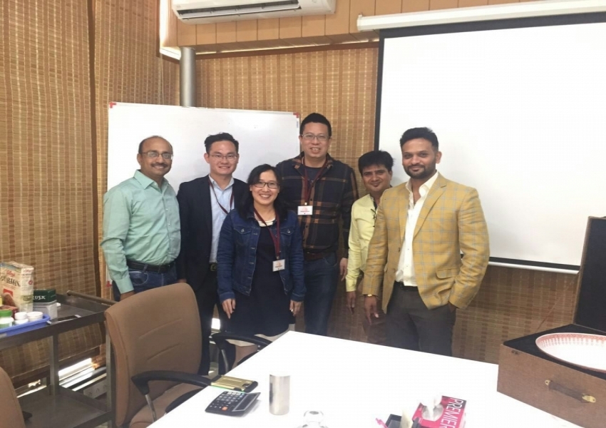 2017年印度參觀、考察圓苞車前子殼供應商